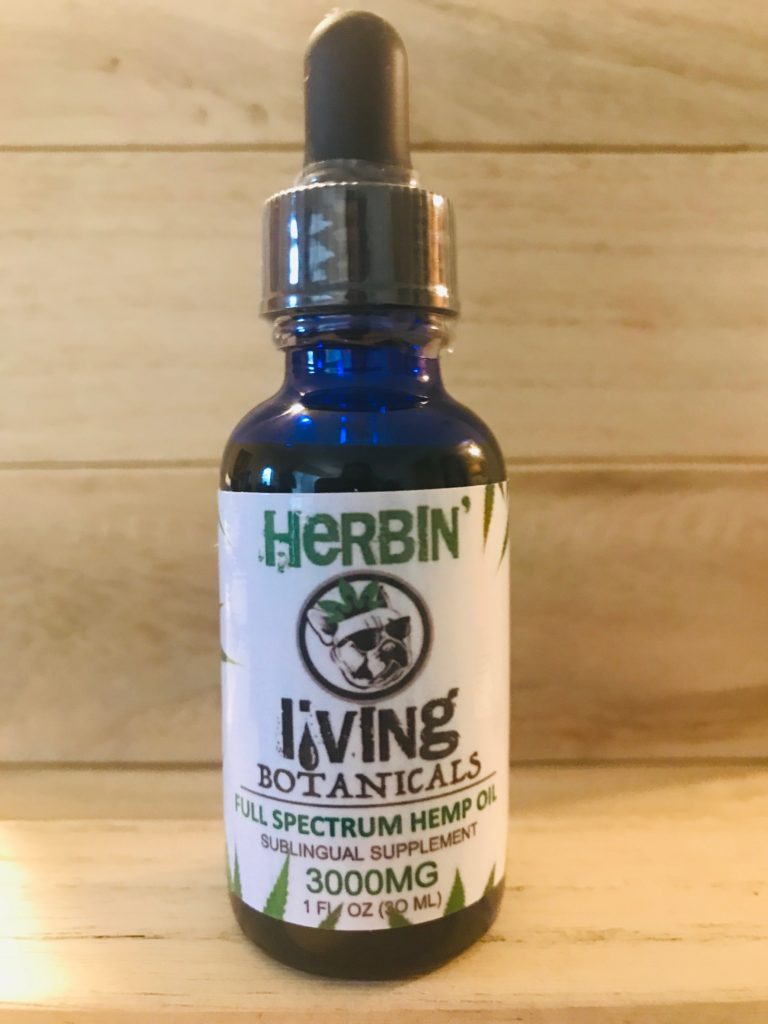 Herbin Living Full CBD Spectrum Hemp Oil 3000mg/30ml