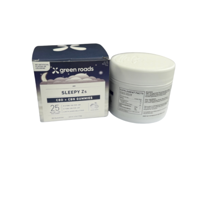 Green Roads Sleepy Zs Gummies – CBD + CBN + Melatonin