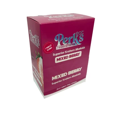 Eat Perks 7-Hydroxy Kratom Tablet – 50mg Mixed Berry (1 Count)