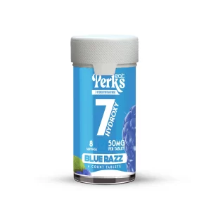 Eat Perks 7-Hydroxy Tablet Blue Razz – 4 Count Bottle